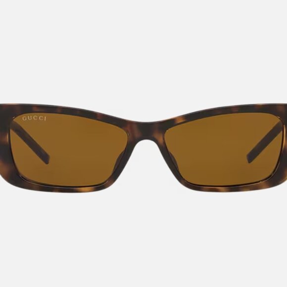 Style: GG1681S-004 | Gucci Women's Sunglasses | Thin Tortoise Shell Frame - Picture 2 of 8